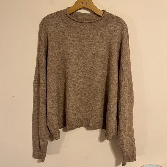 Sonoma Tan Drop Sleeve Sweater - Picture 2 of 6